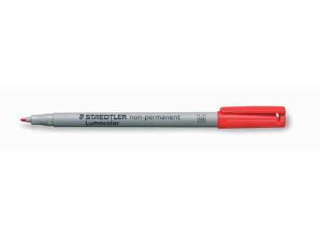 STAEDTLER Marqueur non permanent 315M Lumocolor, rouge
