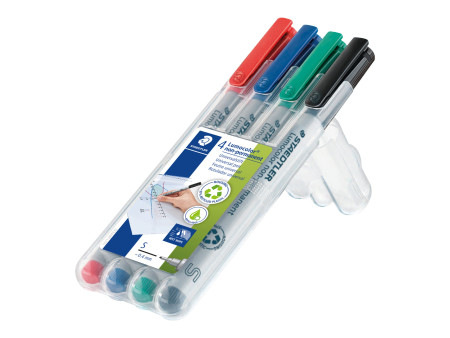 STAEDTLER Marqueur non permanent 311S Lumocolor, étui de 4