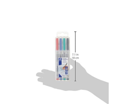 STAEDTLER Marqueur non permanent 311S Lumocolor, étui de 4