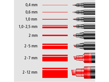 STAEDTLER Marqueur permanent 318F Lumocolor, marron