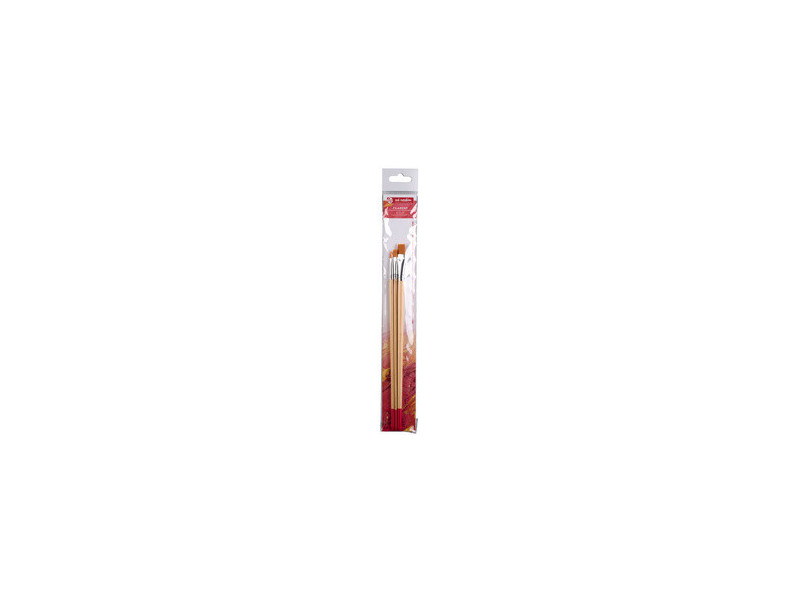 ROYAL TALENS Set de pinceaux plats, 3 pièces
