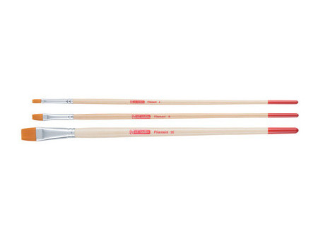 ROYAL TALENS Set de pinceaux plats, 3 pièces