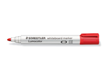 STAEDTLER Marqueur pour tableau blanc 351 Lumocolor, rouge