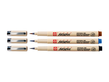 SAKURA Feutre pinceau PIGMA BRUSH, noir