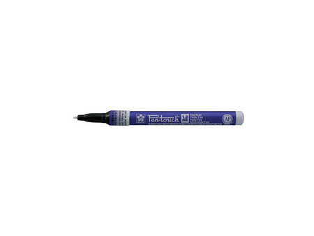 SAKURA Marqueur permanent Pen-Touch UV Moyen, bleu uv