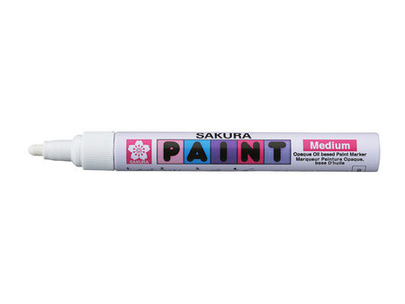 SAKURA Marqueur permanent Paint Marker moyen, jaune fluo