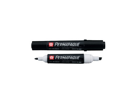 SAKURA Marqueur permanent Permapaque, double pointe, rouge