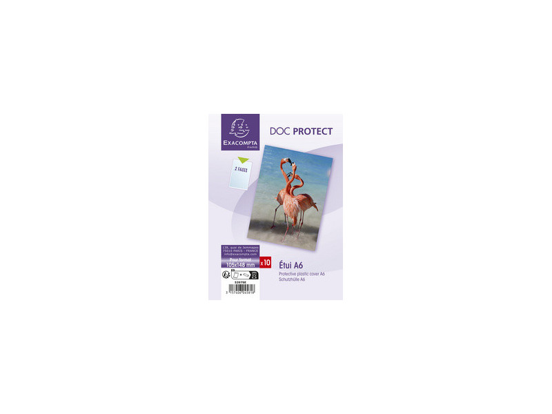 EXACOMPTA Etui de protection Doc Protect, A5, PVC