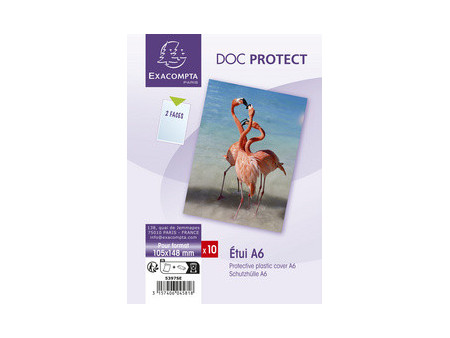 EXACOMPTA Etui de protection Doc Protect, 240 x 320 mm, PVC