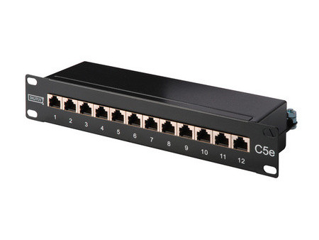 DIGITUS Panneau de brassage 10',CAT.5e, D, 8 x RJ45,1U non