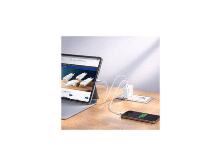 LogiLink Chargeur secteur USB, 4x USB-A, 24 watts, blanc