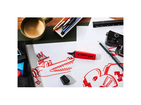STABILO Surligneur BOSS ORIGINAL, vrai rouge