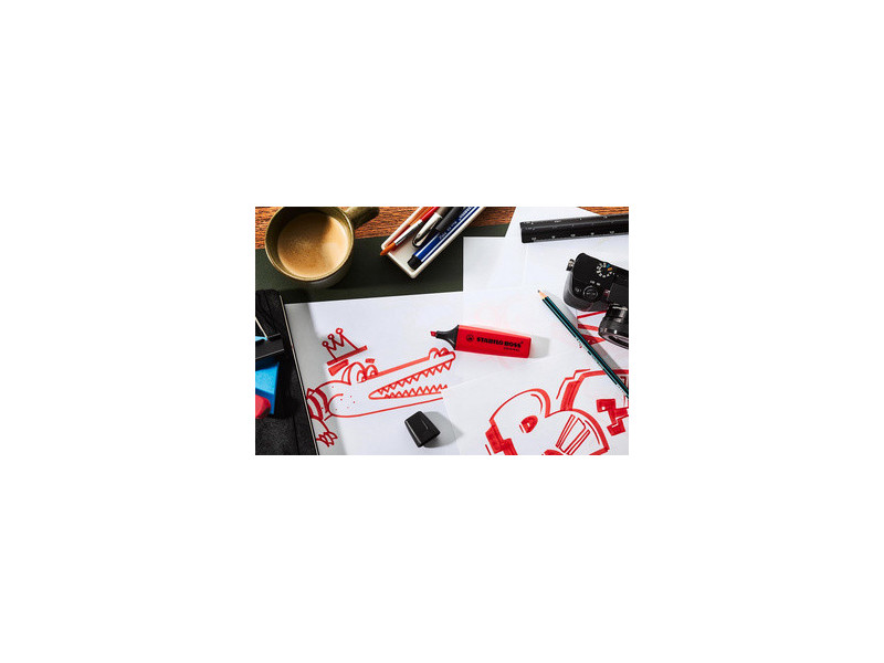 STABILO Surligneur BOSS ORIGINAL, vrai rouge