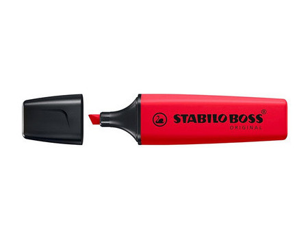 STABILO Surligneur BOSS ORIGINAL, vrai rouge