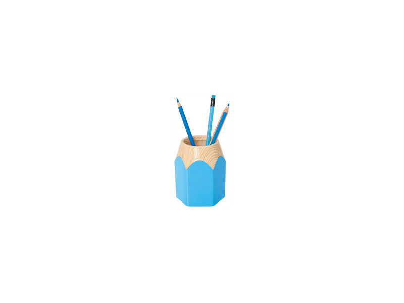 WEDO Pot à crayons 'PENCIL', en plastique, bleu clair