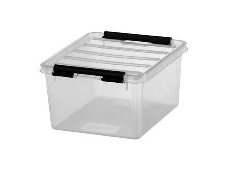SmartStore Boîte de rangement CLASSIC 2 L, clips: noir