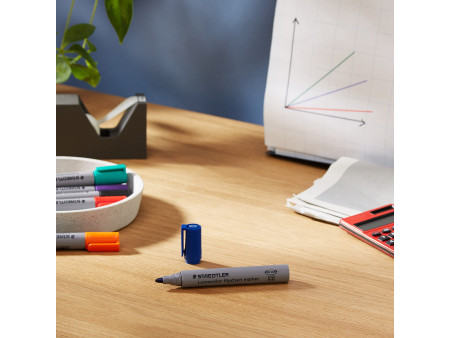 STAEDTLER Marqueur de conférence 356 Lumocolor, étui de 6