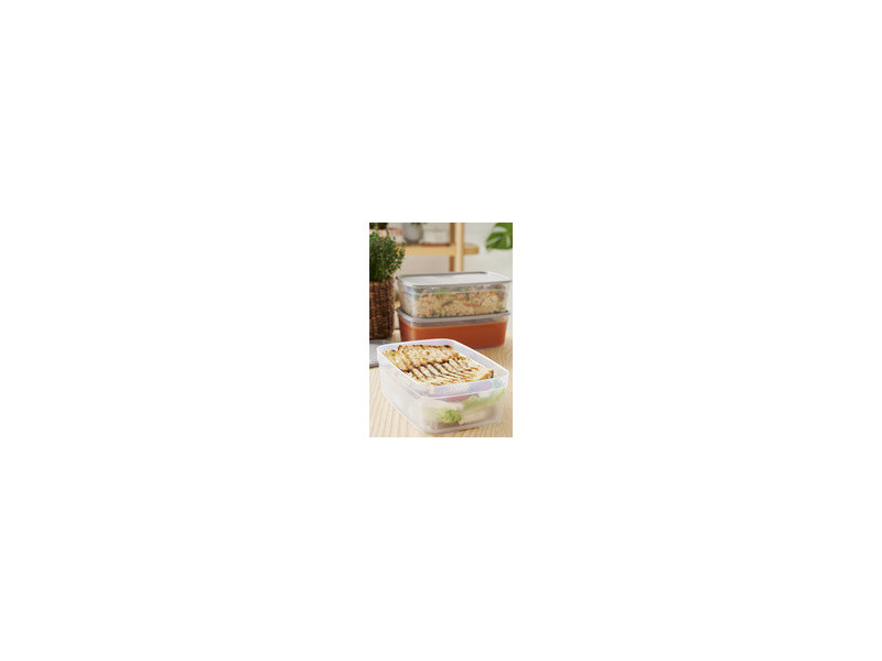 smartstore Boîte de conservation, 0,8 L, gris / transparent