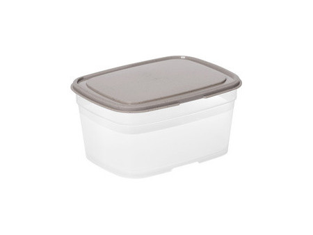 smartstore Boîte de conservation, 0,8 L, gris / transparent