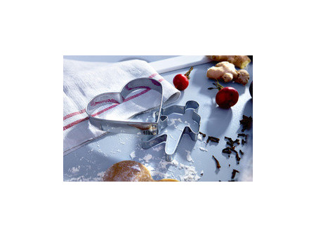 GastroMax Emporte-pièce Noël, set de 5, acier inoxydable