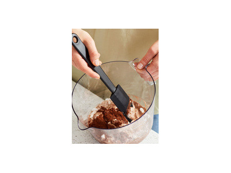Gastro Max Spatule à pâtisserie en silicone, (L)55 mm, noir