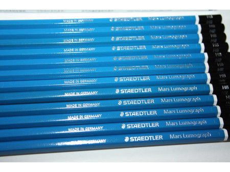 STAEDTLER Crayon Mars Lumograph, degré de dureté: 6H