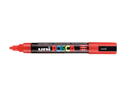 POSCA Marqueur à pigment PC-5M, rouge