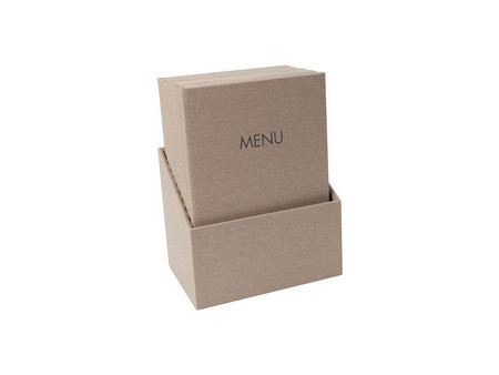 sigel Chemise pour menu 'MENU', A4, boîte de 10, anthracite