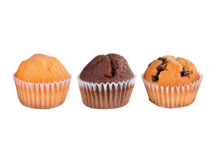 HELLMA Assortiment de mini Muffins, carton de 60