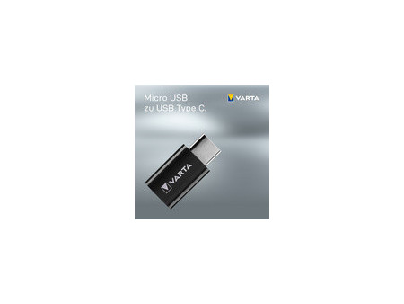 VARTA Adaptateur - micro-USB vers USB 3.1 type C