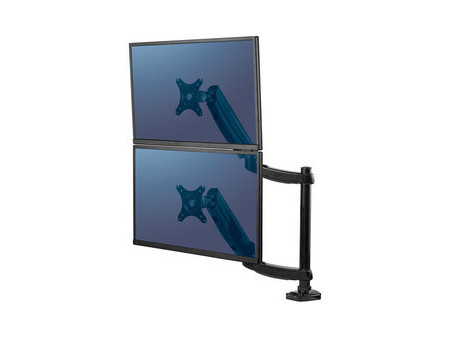 Fellowes Bras porte-écrans double Platinum Series, noir