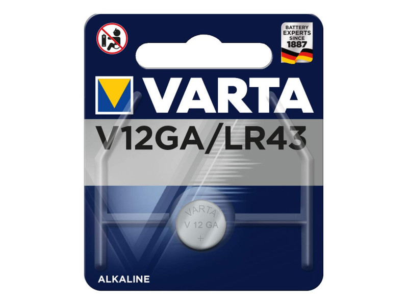 VARTA Pile bouton alcaline 'Electronics', V12GA (LR43)
