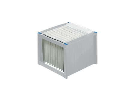 helit Bac pour dossiers suspendus 'the rack', bleu