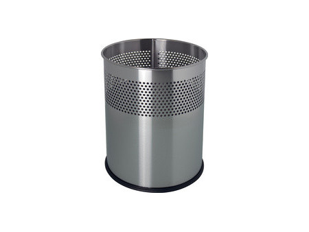 helit Corbeille à papier 'the dot', 15 L, argent