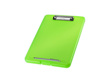 helit Porte-bloc avec compartiment 'the clip', A4, blanc