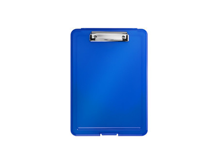 helit Porte-bloc avec compartiment 'the clip', A4, bleu