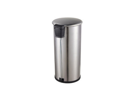 helit Poubelle à pédale 'the zinc', 12 litres, blanc