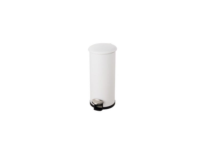 helit Poubelle à pédale 'the zinc', 30 litres, argent
