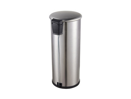 helit Poubelle à pédale 'the zinc', 30 litres, blanc