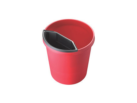 helit Corbeille à papier 'the german', 45 litres, PE, rouge