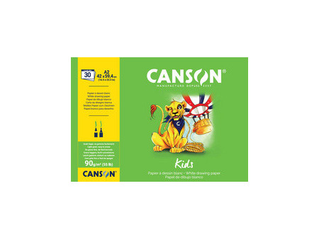 CANSON Bloc à dessin Kids, A4, 90 g/m2, 30 feuilles