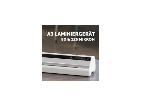 Fellowes Plastifieuse Saturn, format A4, blanc/gris