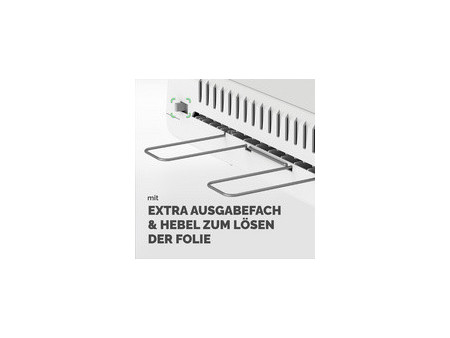 Fellowes Plastifieuse Saturn, format A4, blanc/gris