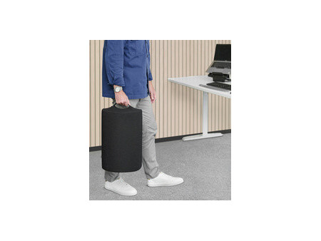 Fellowes Repose-pieds Breyta, avec fonction bascule, noir