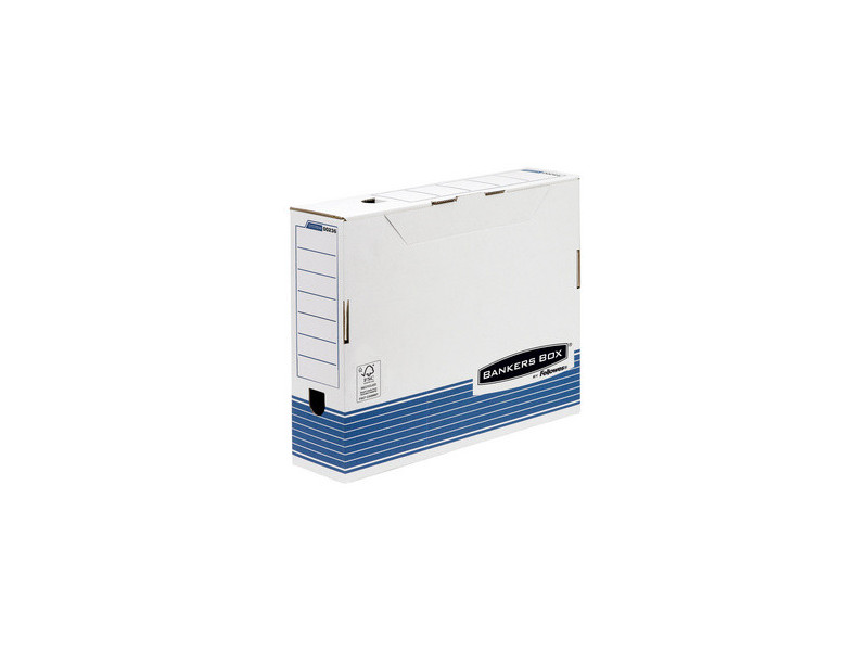 Fellowes Boîte d'archives Bankers Box SYSTEM, 100 mm, bleu