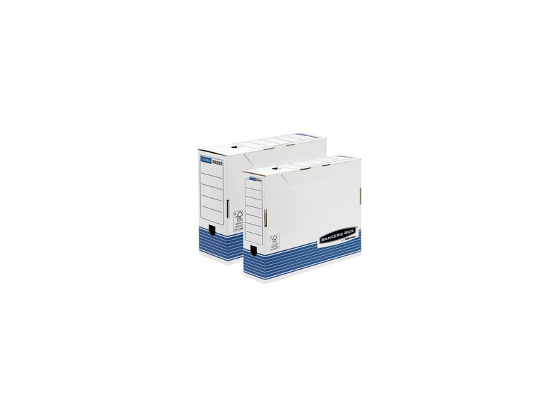 Fellowes BANKERS BOX SYSTEM boîte d'archives, (L)80 mm, bleu