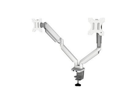 Fellowes Bras porte-écrans double Platinum Series, blanc