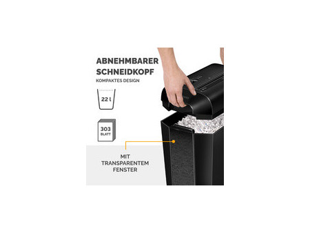 Fellowes Destructeur de documents Powershred LX65, noir