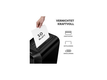 Fellowes Destructeur de documents Powershred LX65, noir