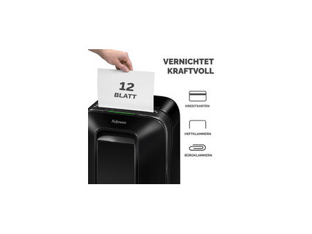 Fellowes Destructeur de documents Powershred LX 201, noir